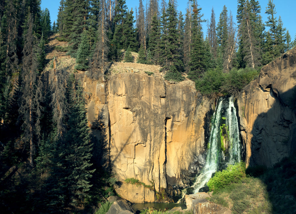 South Clear Creek Falls, Rio Grande National Forest, Colorado, US