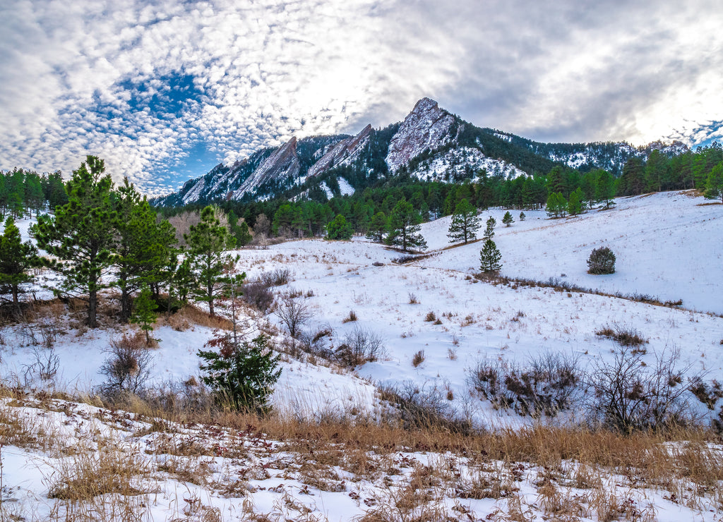 Beautiful Sunset Hike on the Flatirons in Boulder, Colorado