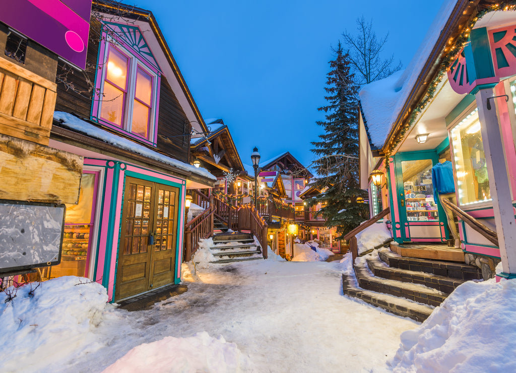 Breckenridge, Colorado, USA Downtown in Winter