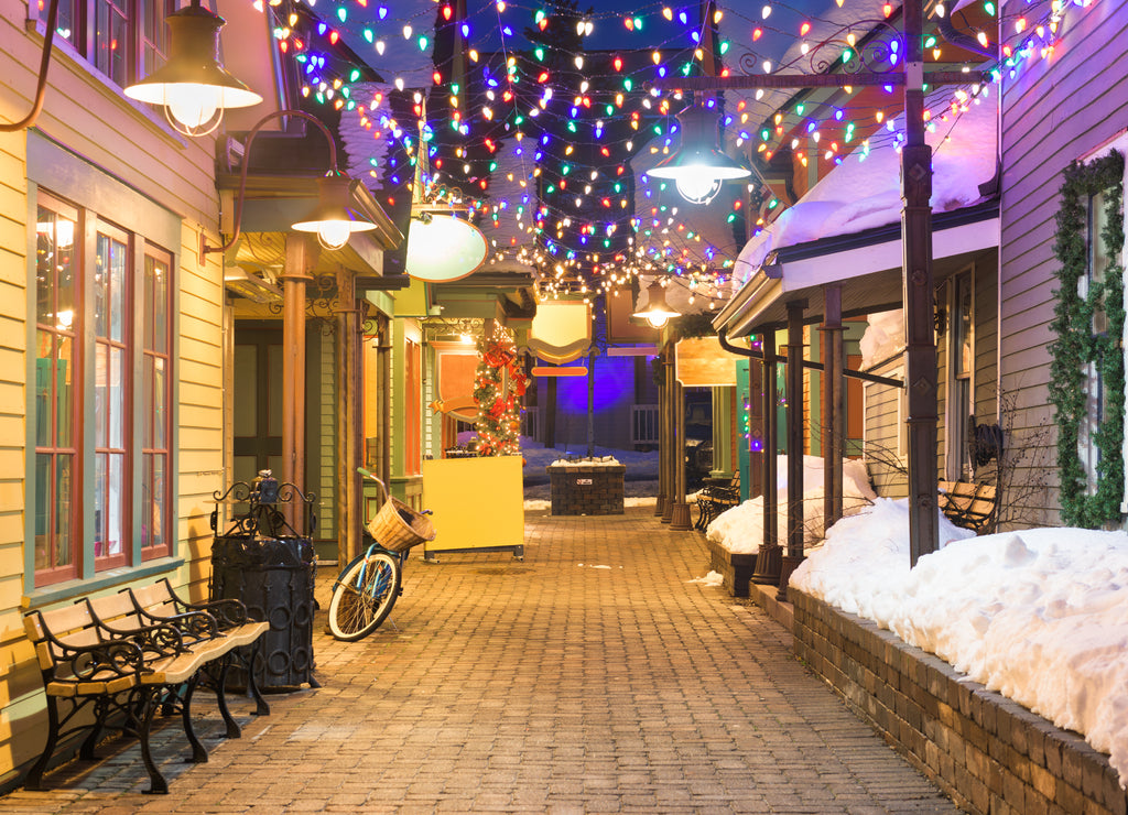 Breckenridge, Colorado, USA downtown streets