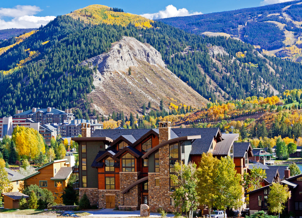 Avon Colorado in Autumn, Eagle County, Colorado