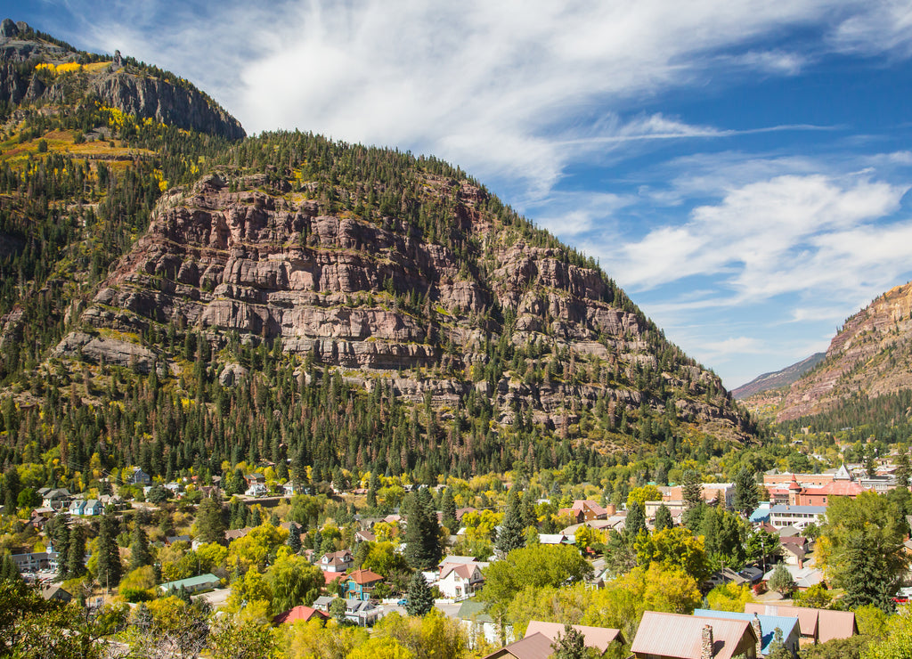 Ouray Colorado and Twin Peaks
