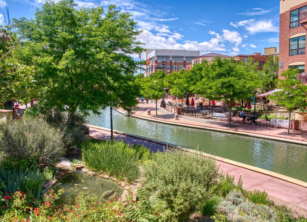 Downtown Pueblo, Colorado during Summer