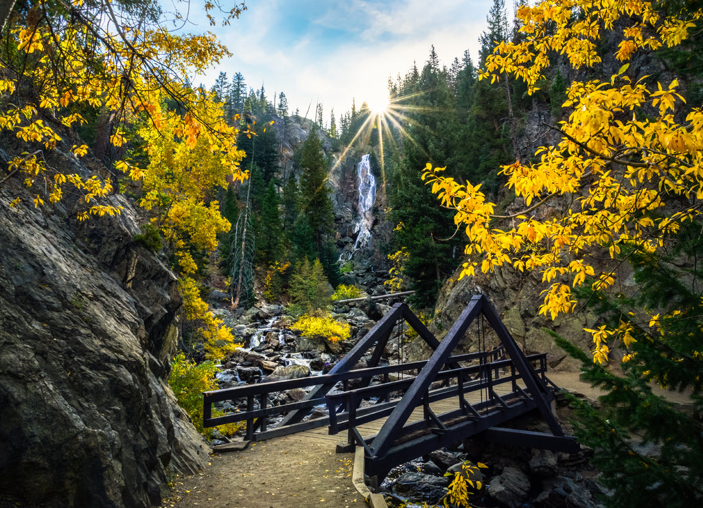 Fish Creek Falls, Steamboat Springs, Colorado in Autumn