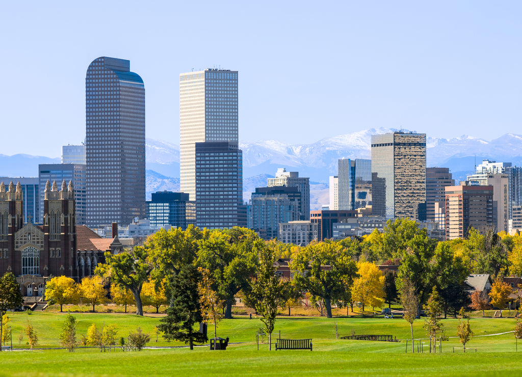 Denver Colorado. Mile High City. Rocky Mountains