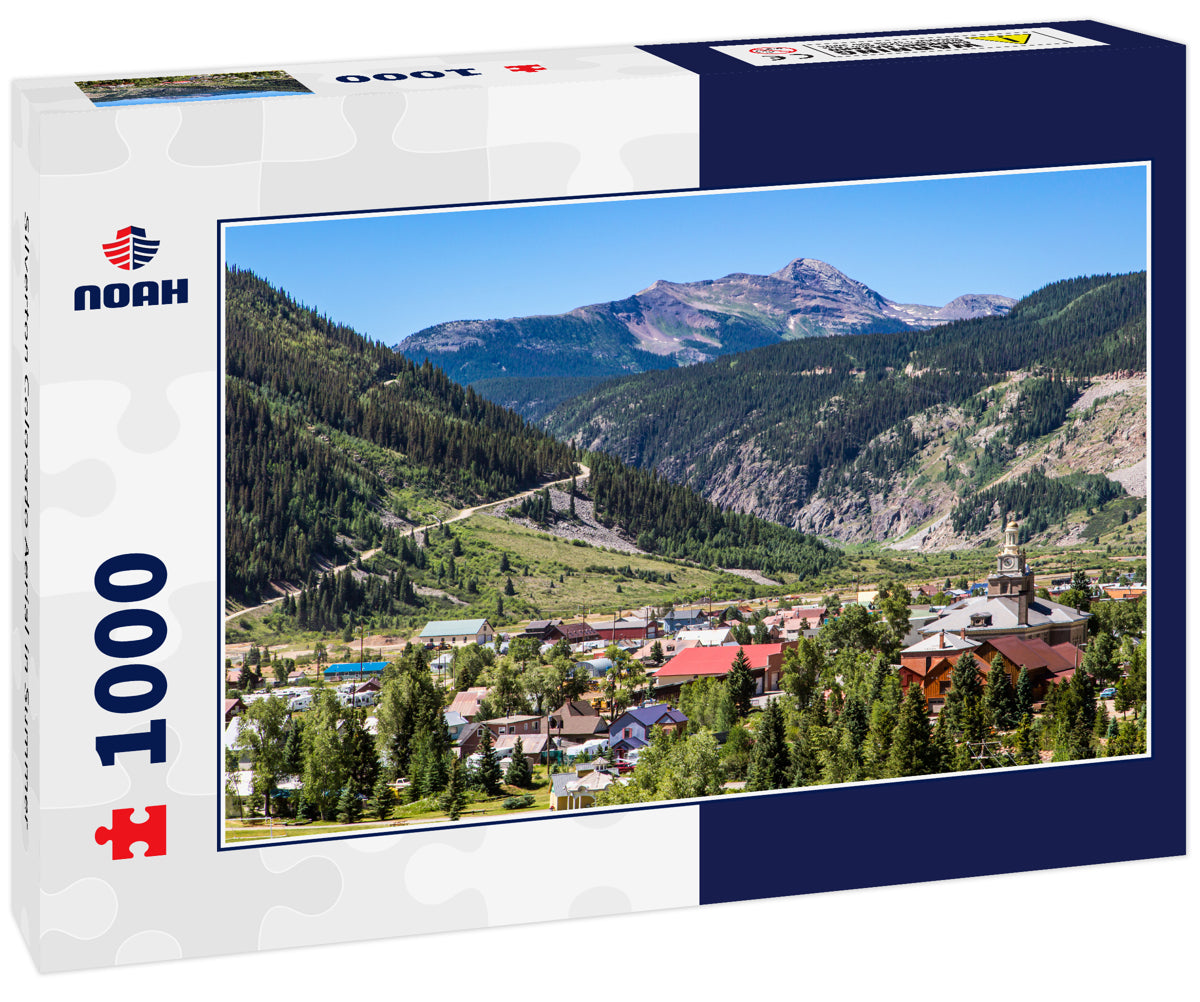 Silverton Colorado Aerial in Summer