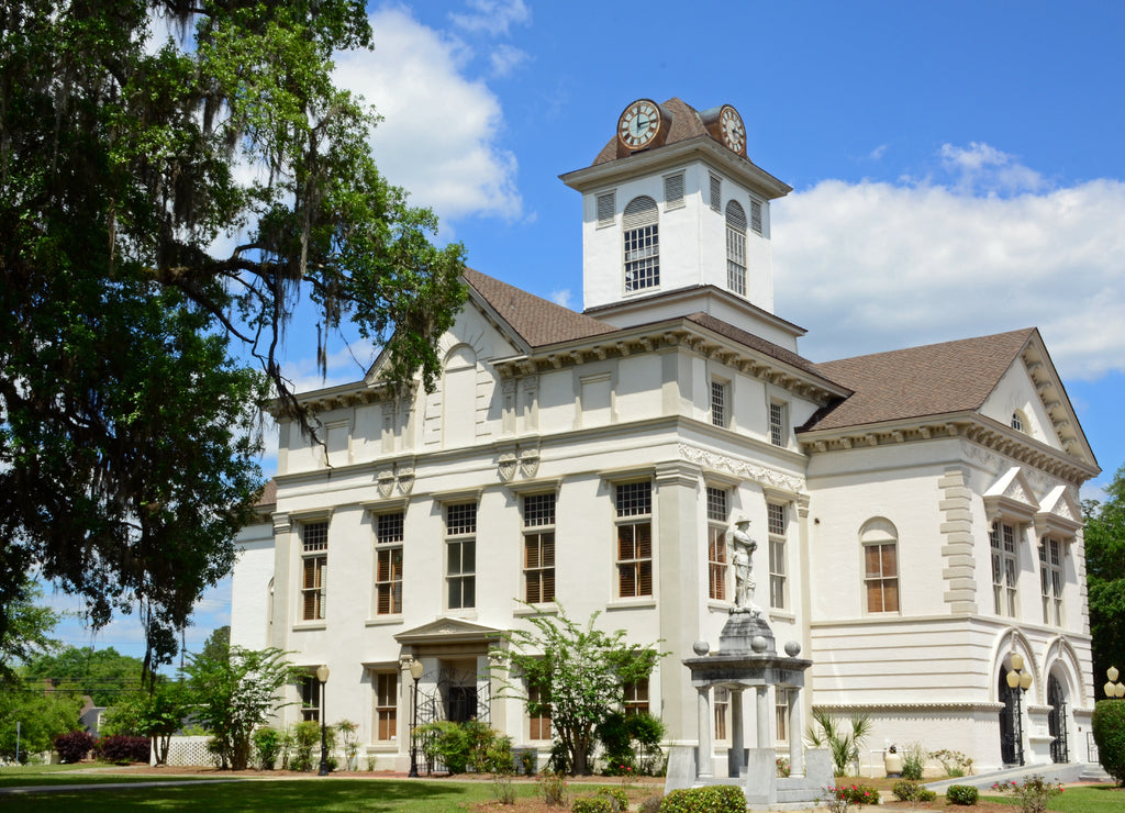 Brooks County Court house in Georgia