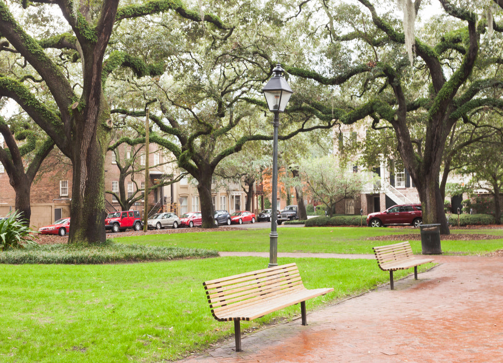 Chatham Square Historic District Savannah Georgia US