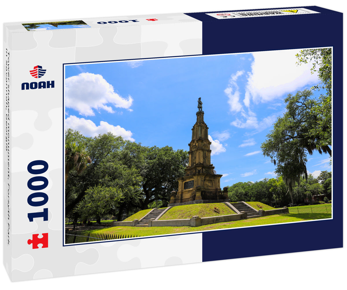 Tower shaped monument, Forsyth Park in Savannah, Georgia