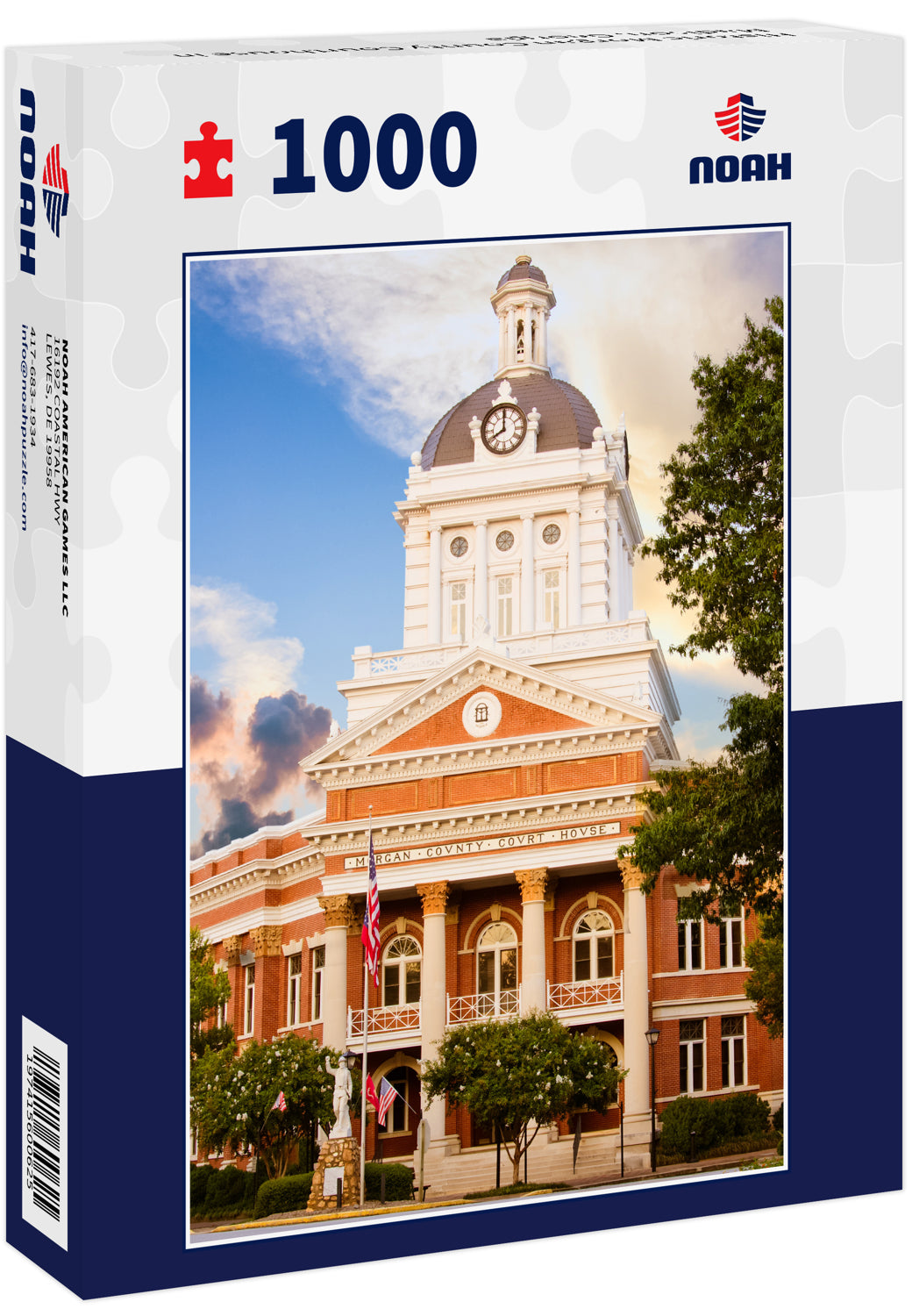 Historic Morgan County Courthouse in Madison, Georgia