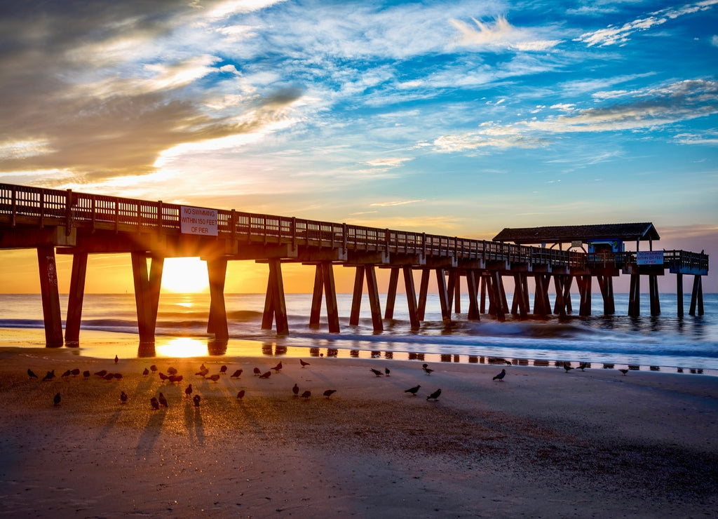 Tybee Island Pier, Georgia USA