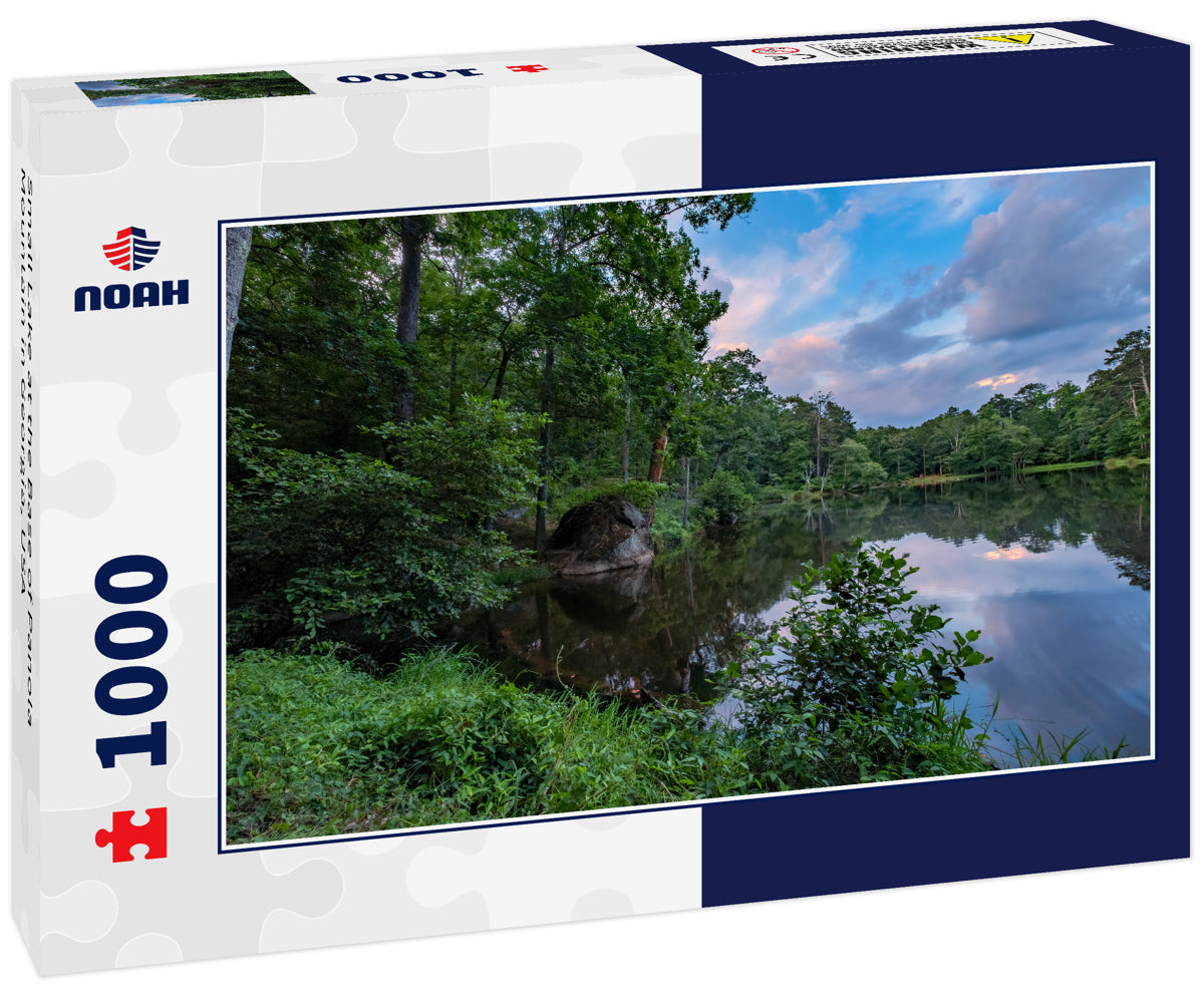 Small Lake at the Base of Panola Mountain in Georgia, USA