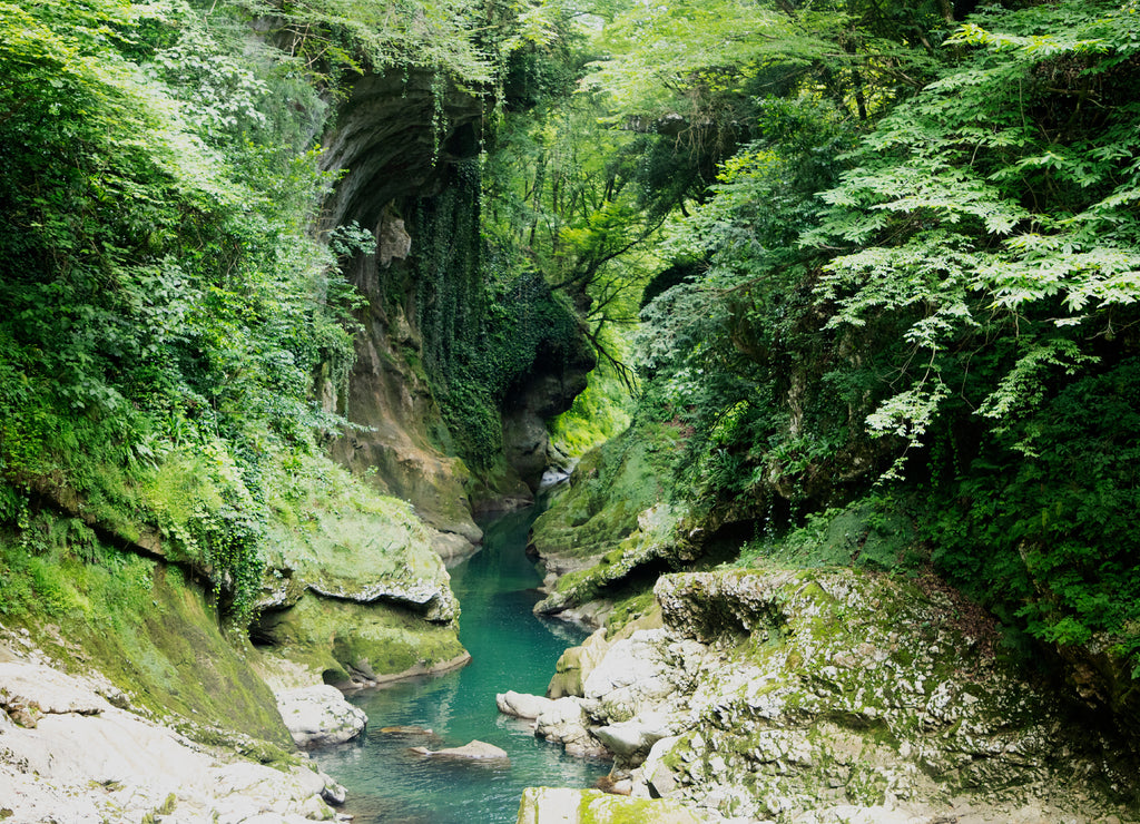 Georgia, mountain river