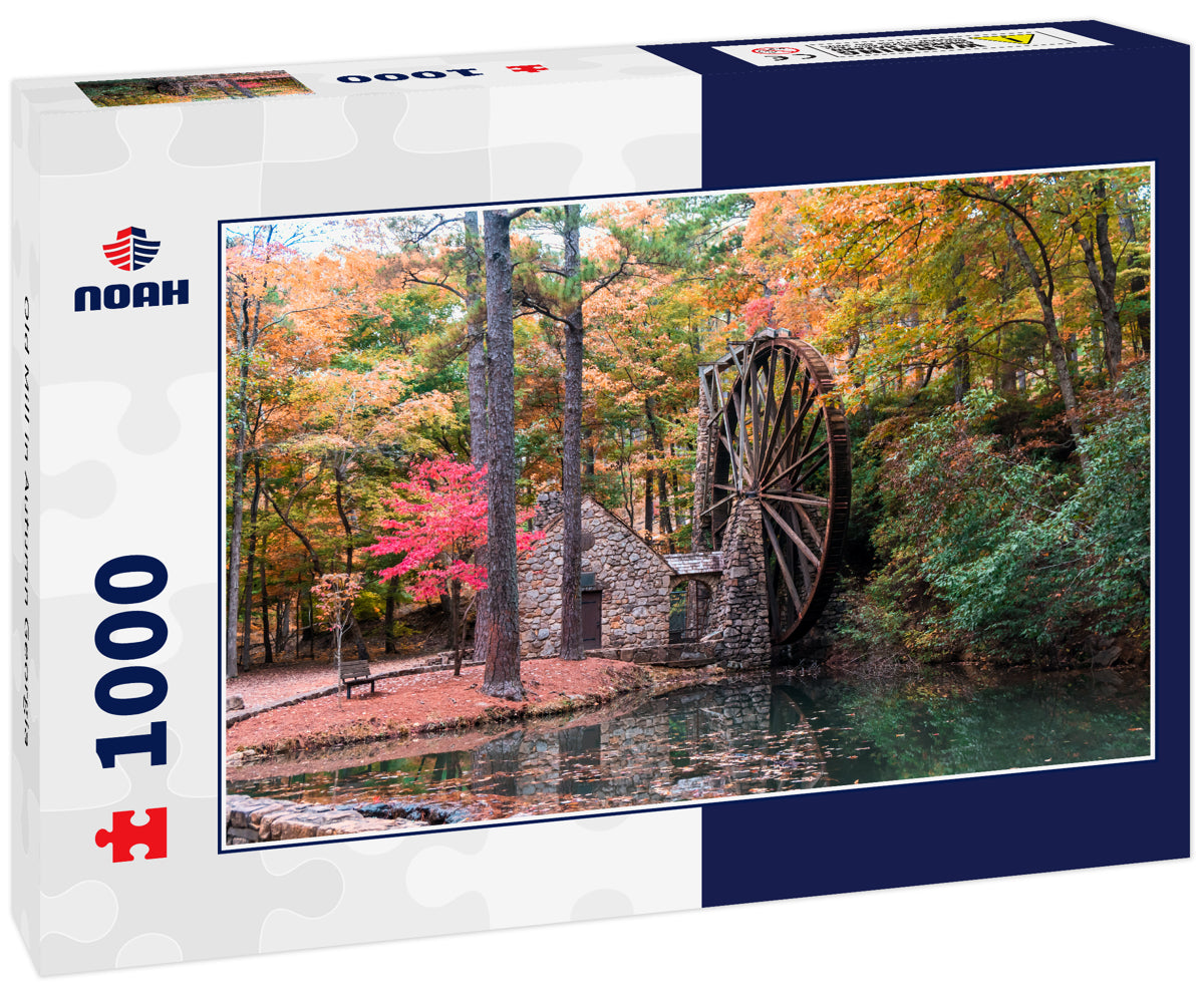 Old Mill in Autumn Georgia