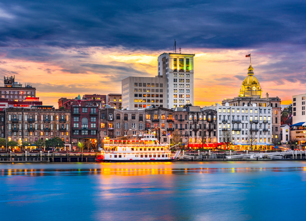 Savannah, Georgia, USA Skyline