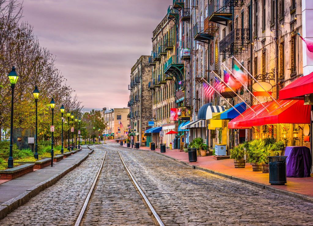 River Street, Savannah, Georgia, USA