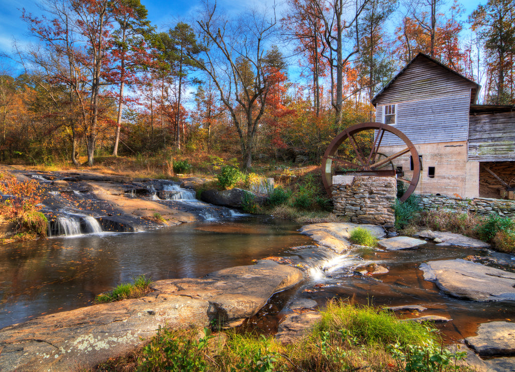 Laudermilk Mill near Clarksville, Georgia USA