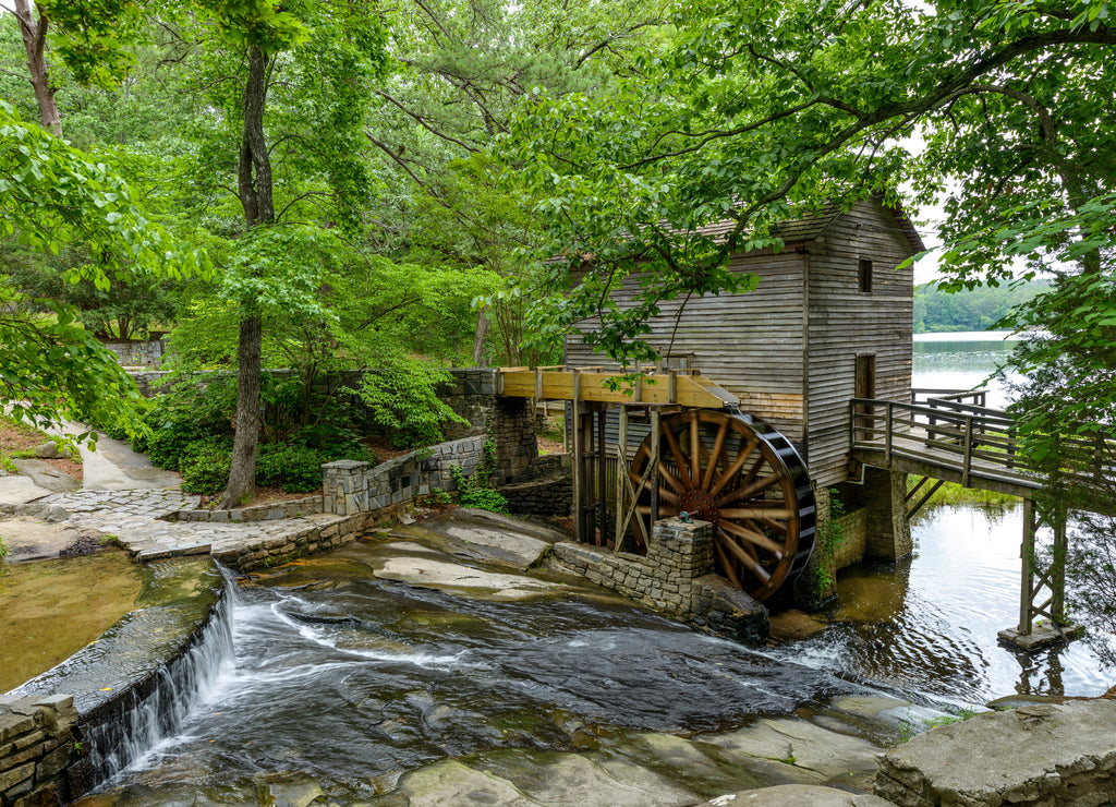 Grist Mill in Stone Mountain State Park, Atlanta, Georgia, USA