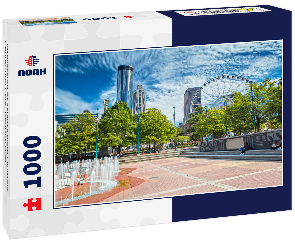 Impression of Atlanta from Olympic Centennial Park, Georgia USA
