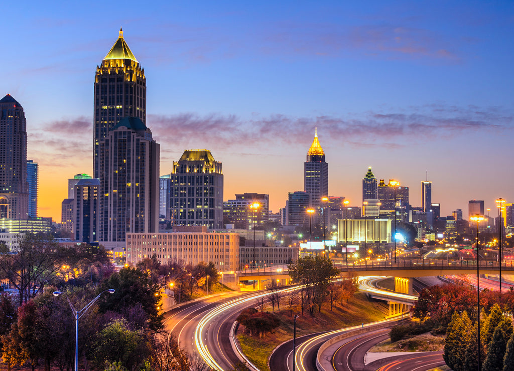 Atlanta, Georgia Skyline at Dawn