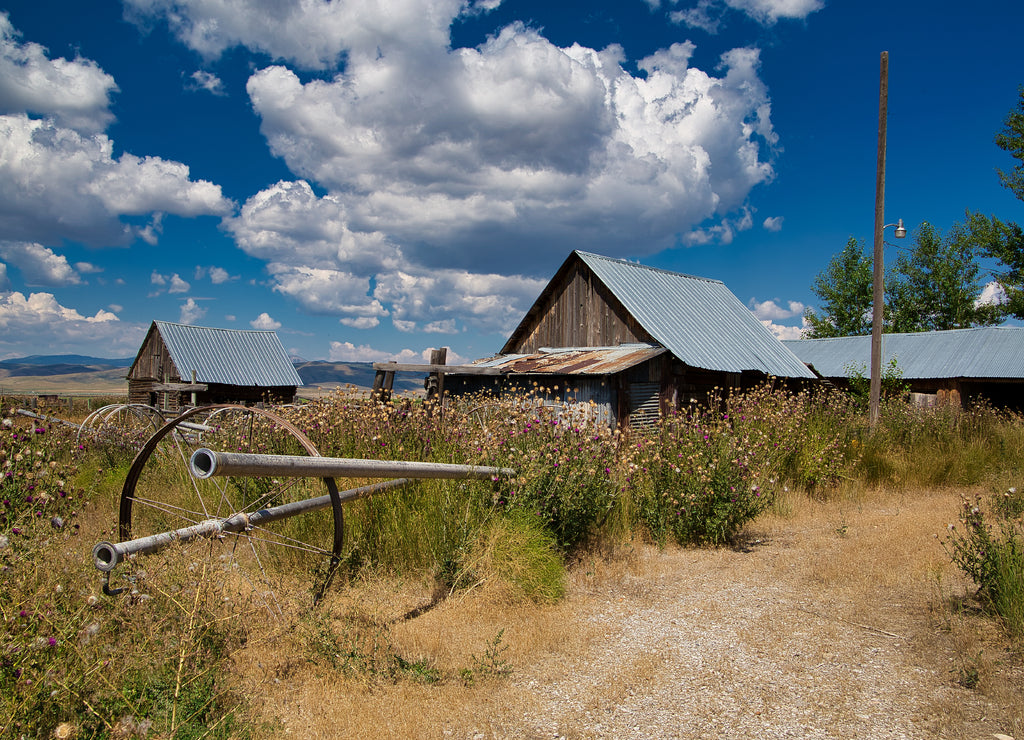 Abandoned farm in Idaho