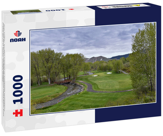 Sun Valley, Badger Canyon in Sawtooth Mountains National Forest Landscape panorama views from Trail Creek Road in Idaho. United States