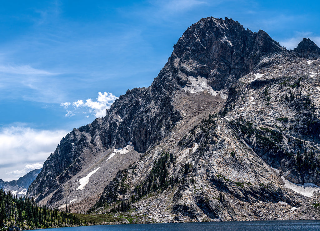 Sawtooth Mountains with Mt Regan, Idaho