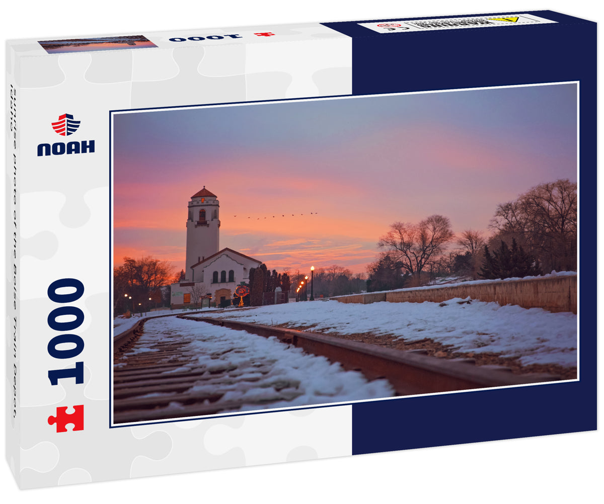 sunrise photo of the Boise Train Depot, Idaho