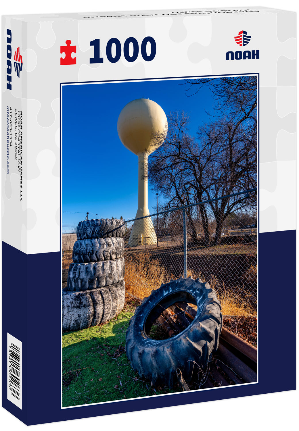 Abandon tires and water tower in Meridian Idaho