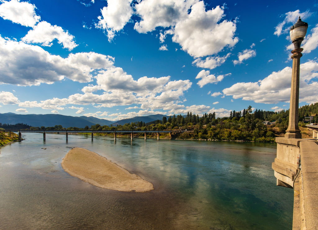 Kootenary river at Bonners Ferry Idaho