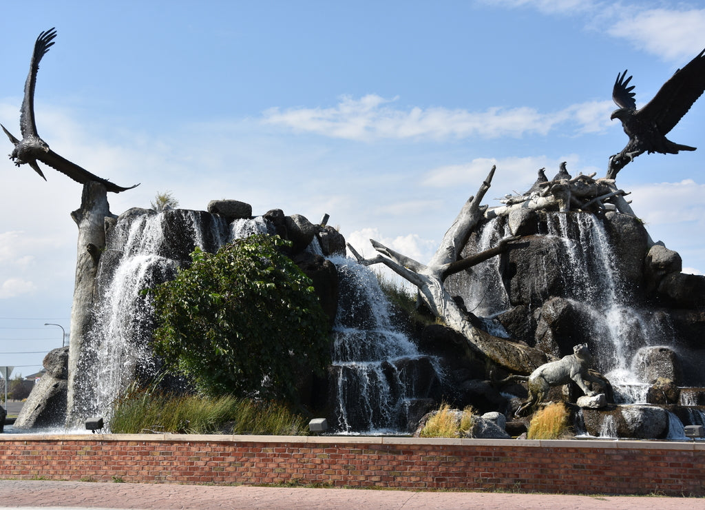 Giant Eagle Waterfall Nest in Idaho Falls, Idaho