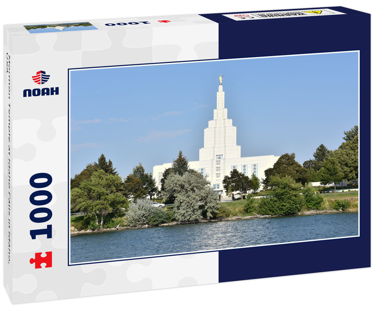 Mormon Temple at Idaho Falls in Idaho, USA