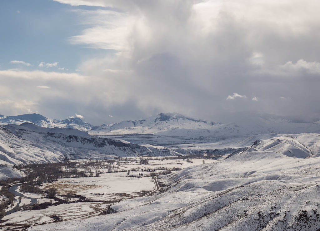 Challis, Idaho in Winter