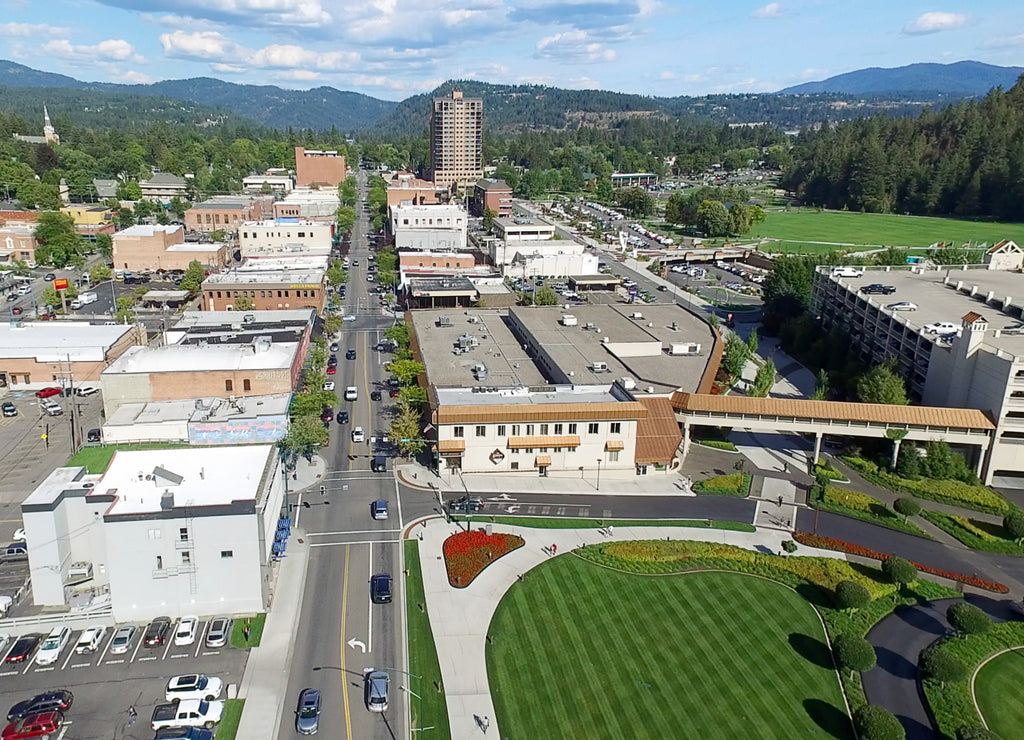 Coeur d'Alene Summer Day Looking Toward City, Idaho