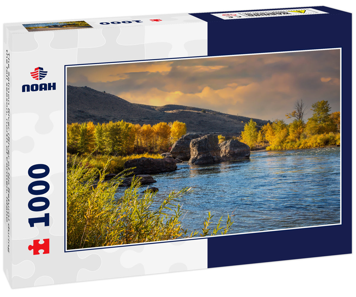 The Salmon River (River of No Return) during the fall season, north of Carmen, Idaho