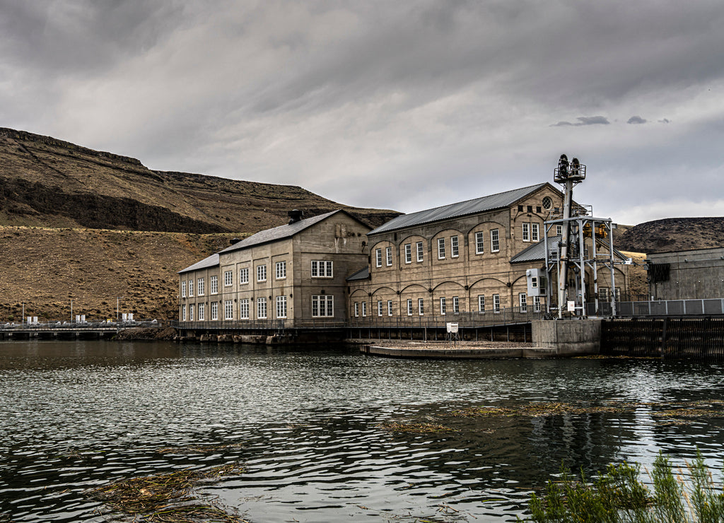 Swan Falls Dam is a concrete gravity type dam built on the Snake River near Murphy Idaho in 1901