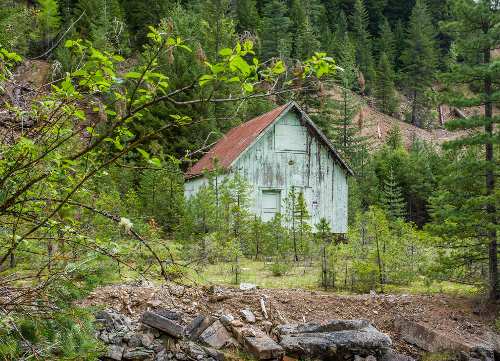 Old barn near Wallace, Idaho