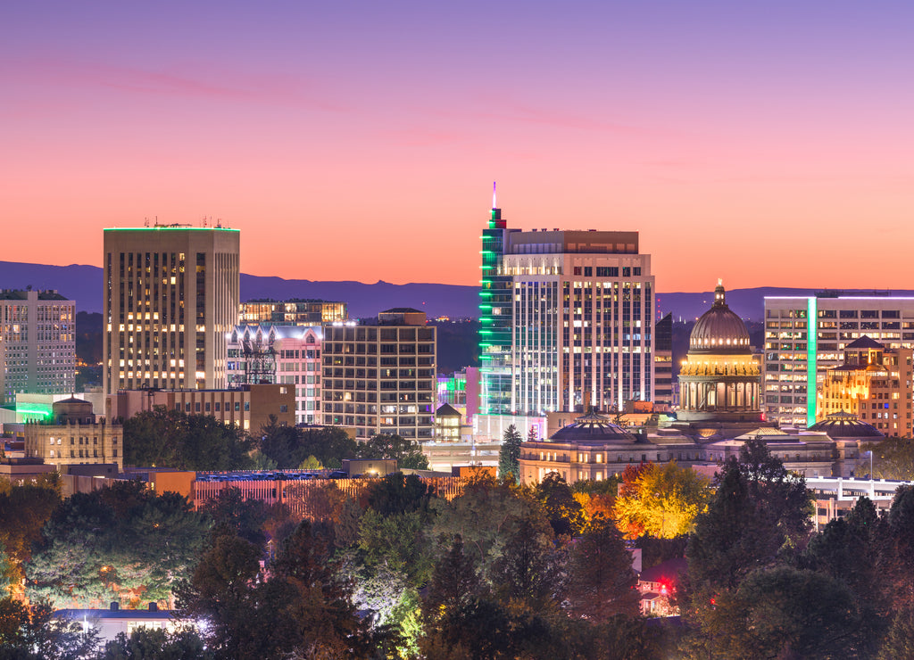 Boise, Idaho, USA Downtown