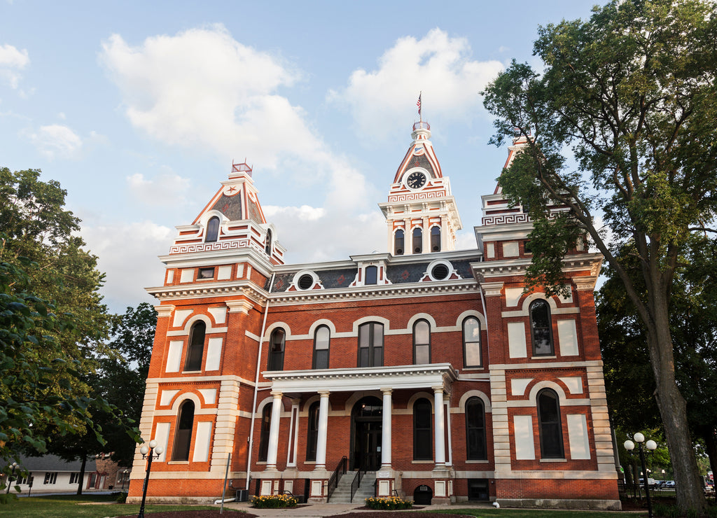 Livingston County - old Courthouse in Pontiac, Illinois