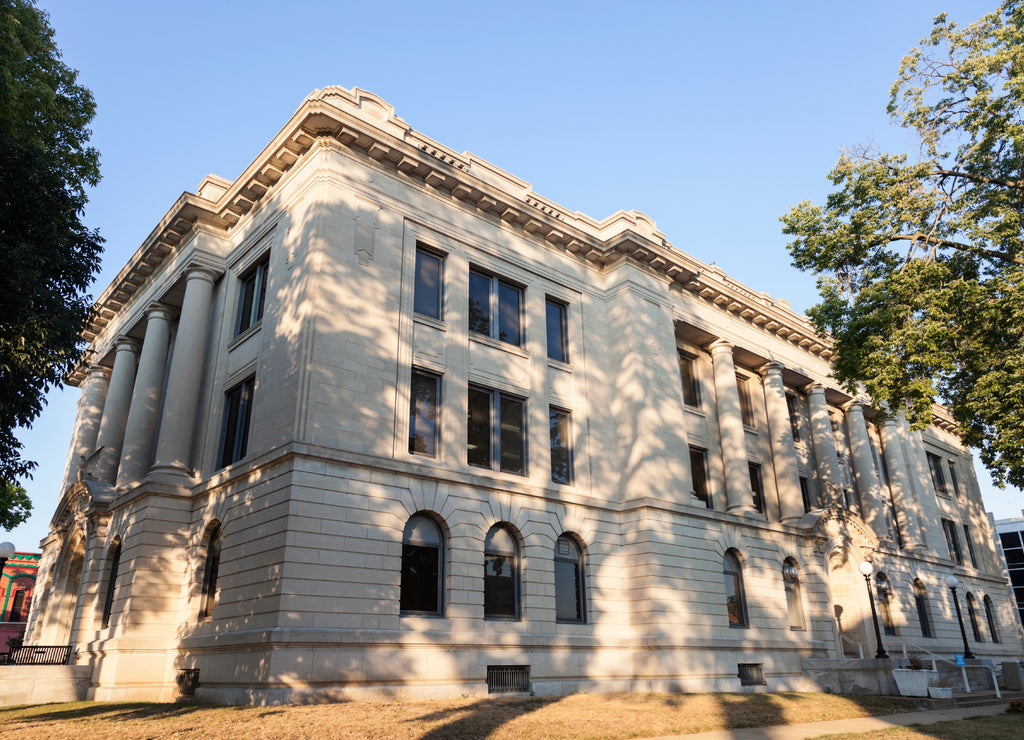 Old courthouse in Pekin, Tazewell County, Illinois