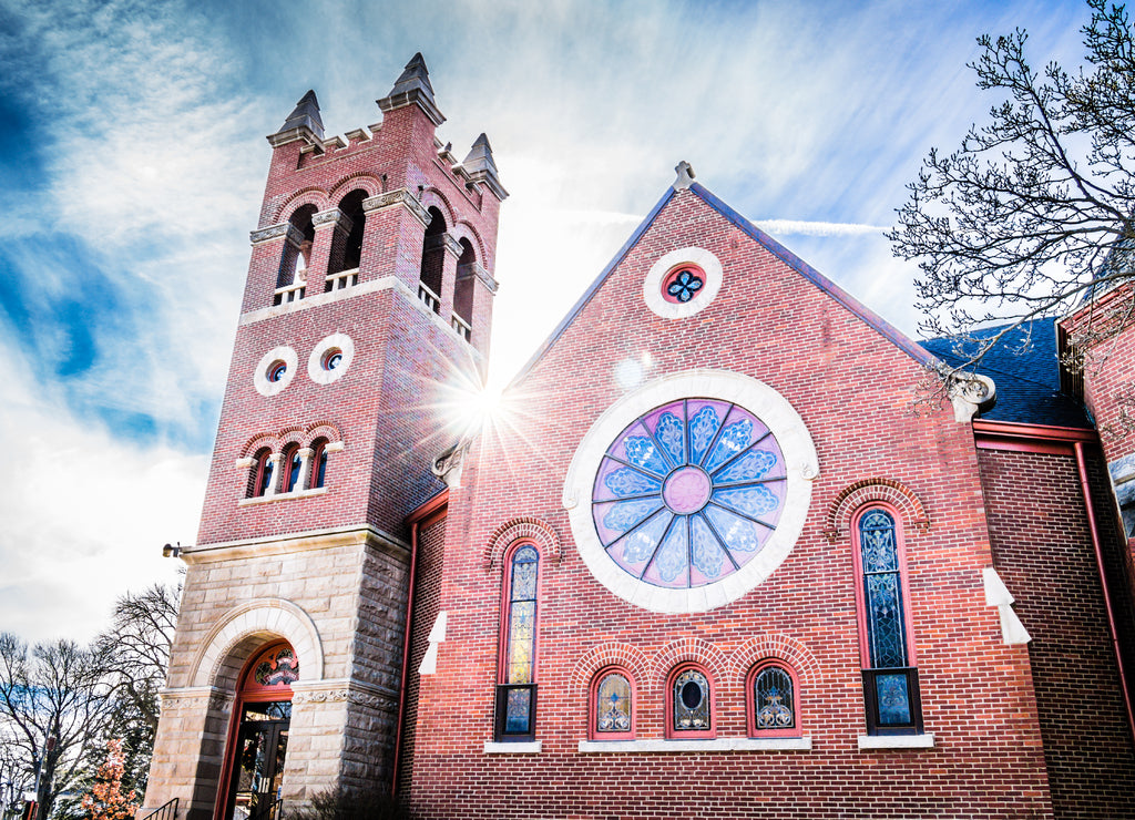 Methodist church in small town USA Paxton Illinois