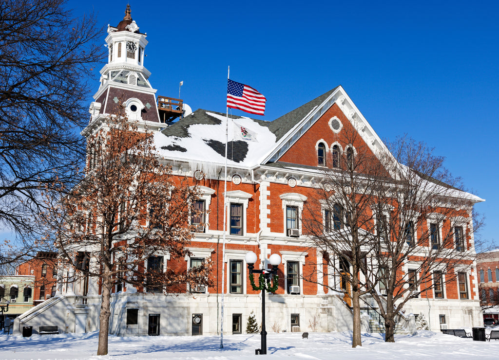 Old courthouse in Macomb, Illinois
