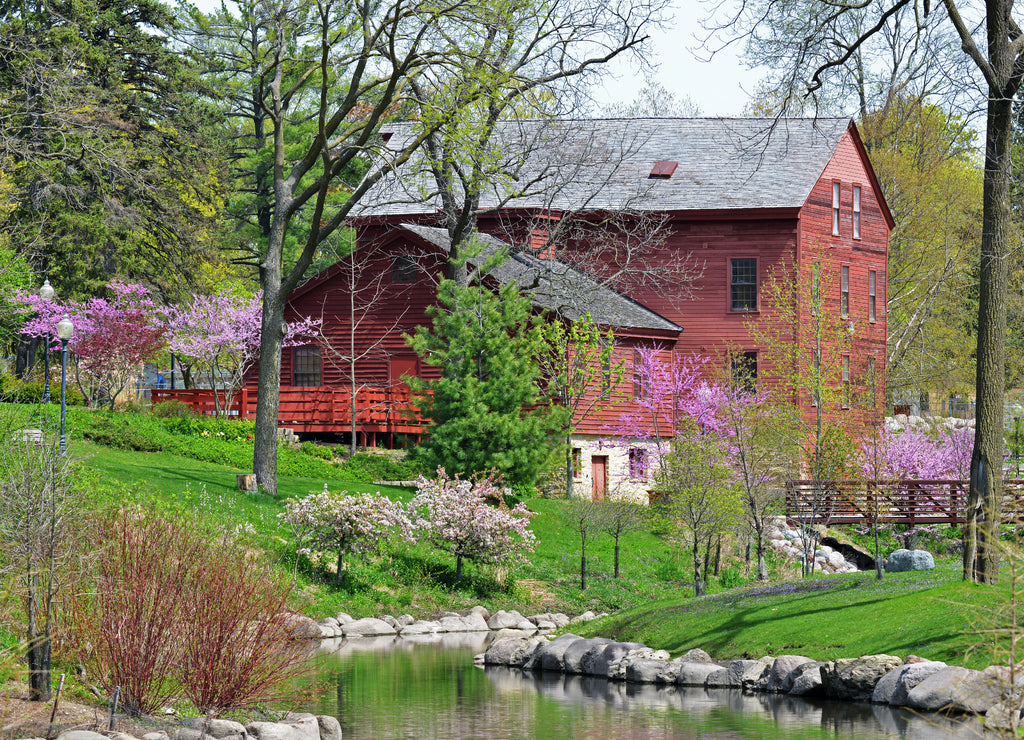 Historic Baltic Mill, Belvidere Municipal Park, Illinois