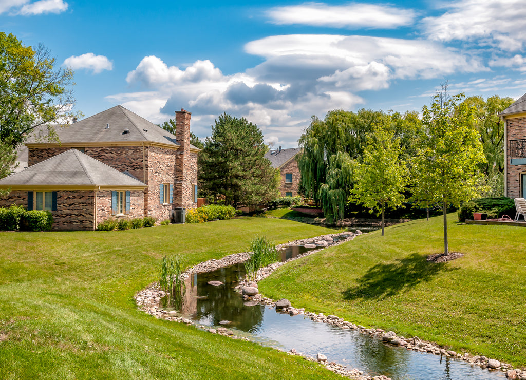 Northbrook village landscape, is an affluent suburb of Chicago, located at the northern edge of Cook County, Illinois, United States