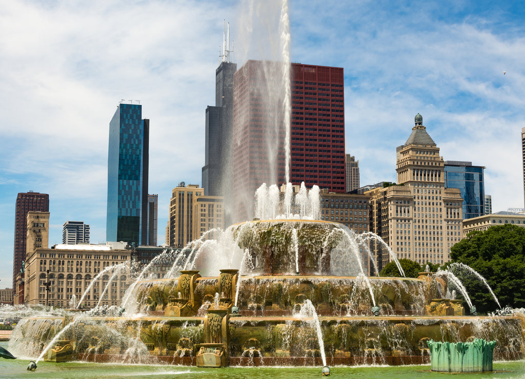 Fountain, Chicago, Illinois, USA