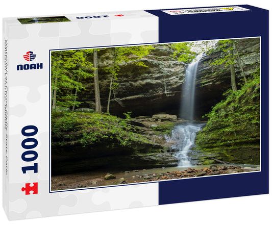 Waterfall at Ferne Clyffe State Park, Johnson County, Illinois