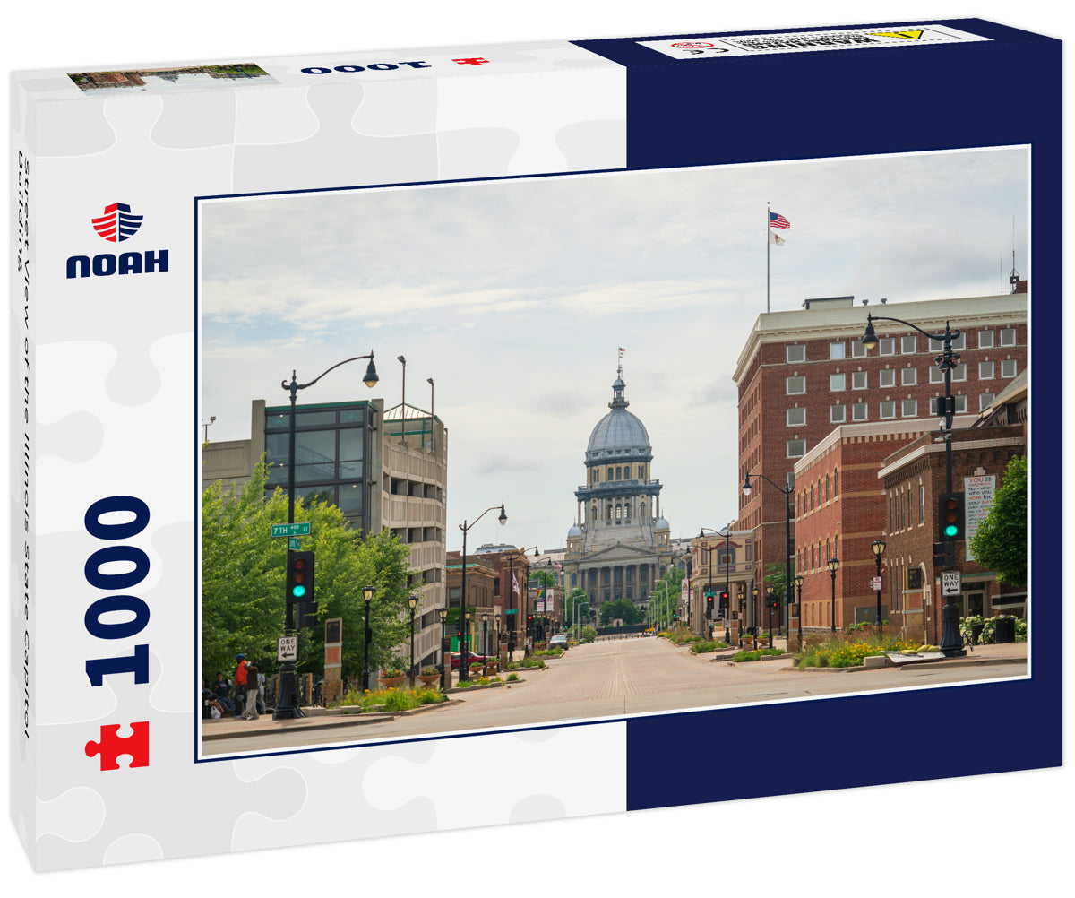 Street View of the Illinois State Capitol Building