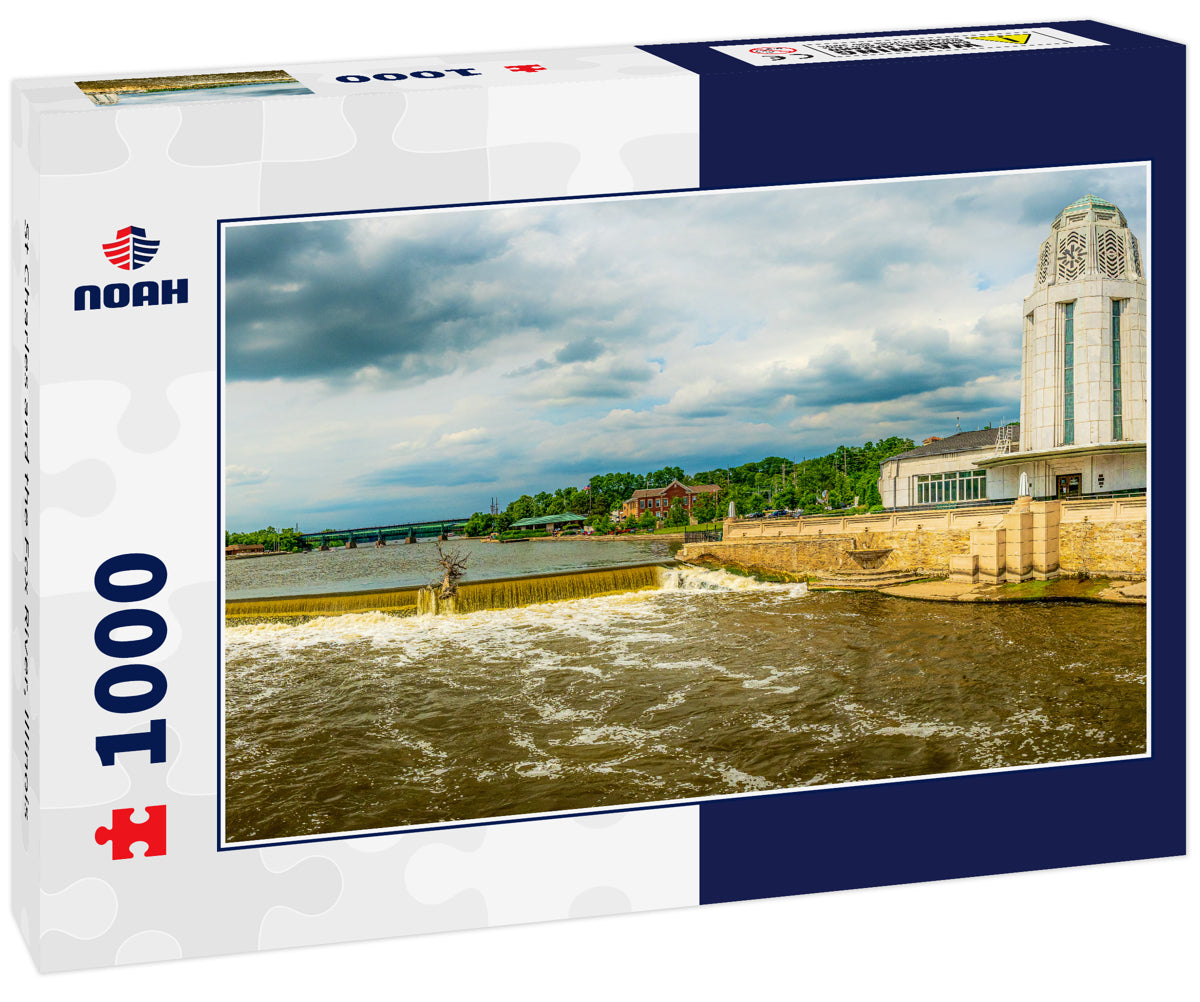 St Charles and the Fox River, Illinois