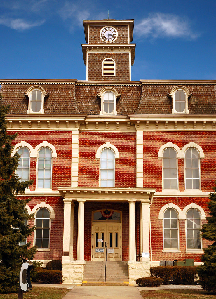 Effingham County Courthouse sits in the center of Effingham, Illinois