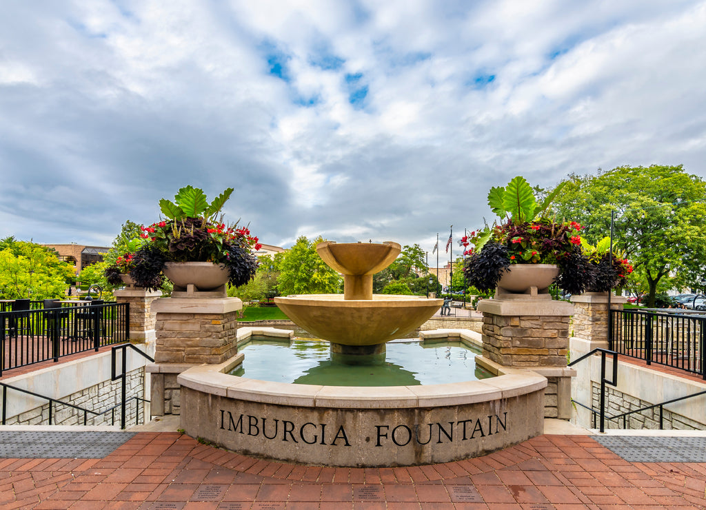 Naperville Town view in Illinois State